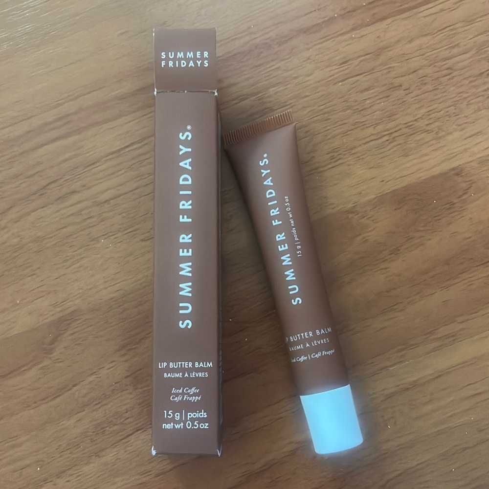 BNIB Summer Fridays Lip Butter Balm in Iced Coffee